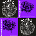 Paranoid Visions / Nixed split LP (red/white splatter)